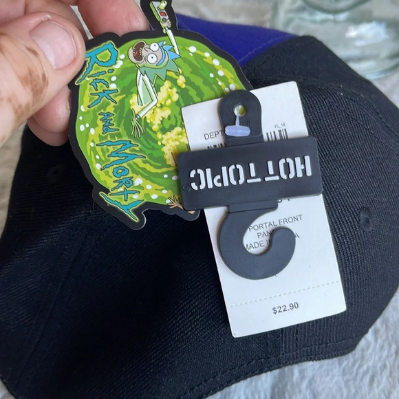 BIOWORLD Adult Swim Rick And Morty Cap Adjustble SnapBack Graphic Hat - Picture 12 of 12